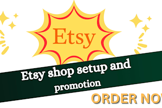 set up etsy digital product shop etsy seo listing etsy stan store sales setup