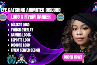 build a high quality animated logo and banner to boost fivem or discord servers