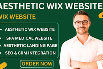 design wix website aesthetic website, spa wix website redesign aesthetic website
