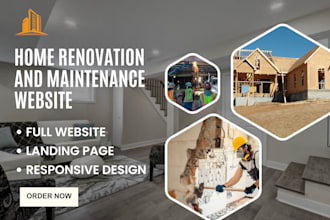 design home renovation website for contractors and remodeling companies