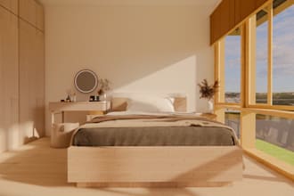 render pictured of room in low price