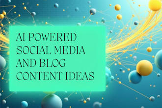 generate ai powered social media and blog content ideas