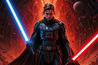 draw your star wars sci fi character art