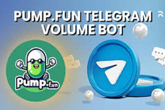 make pump fun bot, crypto trading volume bot, telegram bot on solana