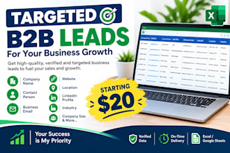 be your expert b2b lead generation specialist for targeted leads