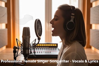 sing custom songs, harmony reggae singer, intro acapella radio jingle edm singer
