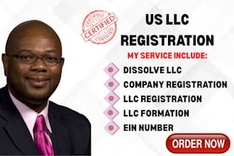 do US llc registration, dissolve US llc, get ein, US company registration