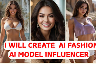 build realistic ai fashion influencer model for instagram onlyfans social media