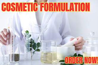 be your cosmetic formulation chemist and cosmetic formulator