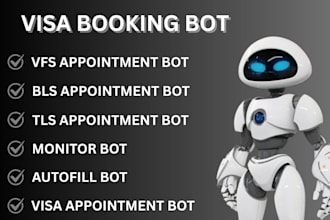 create vsf appointment bot vsf global bot booking visa bot,telegram notify bot