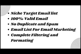 build niche targeted email list for email marketing
