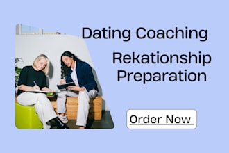be your dating coach, relationship expert, booqable design