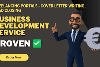 write cover letter and generate leads from freelance portals