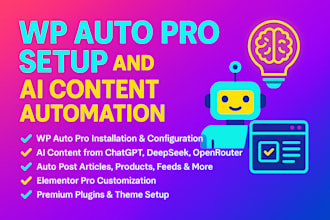 install wp auto pro to automate your site using ai