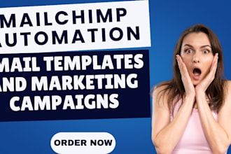 set up mailchimp automation email templates and marketing campaigns