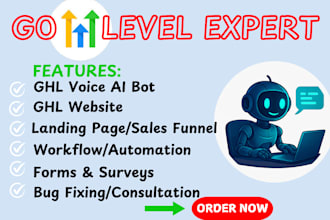 setup gohighlevel appointment booking  landing page ghl website form automation