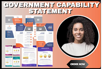 write a professional capability statement, government capability statement