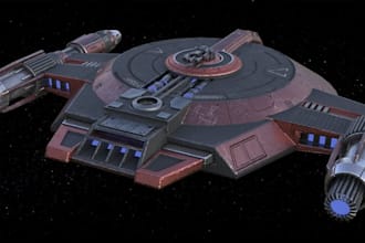design starship 3d stl, 3d ship stl for 3d printing, 3d model spaceship interior