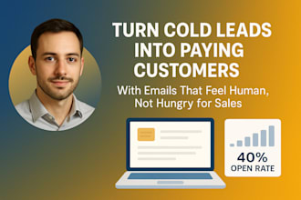 write cold emails that convert leads into customers