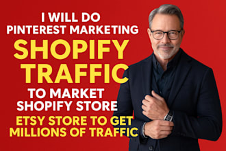 be your pinterest account marketing manager for SEO traffic shopify promotion
