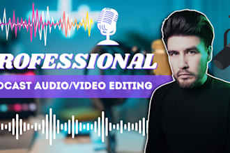edit your podcast audio and visuals