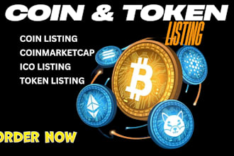 do coin listing, token listing, ico  on cmc, crypto exchanges