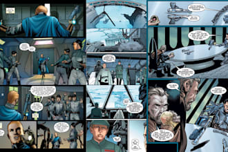 be comic artist for comic book graphic novel comic page comic strip storyboard