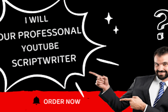 be your youtube scriptwriter and do scriptwriting for cash cow videos, channel