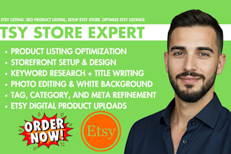 edit etsy listing, seo product listing, setup etsy store, optimize etsy listings