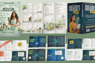 catalog design, product catalog, workbook, PDF design and brochure design