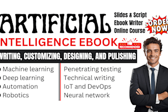 artificial intelligence ebook technical writing, ml cloud computing, lead magnet