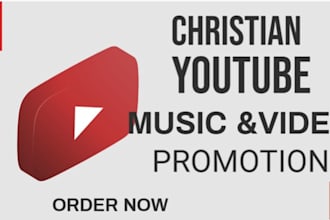 do organic youtube music video promotion, christian music promotion