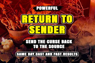 cast extreme send curse back to sender and remove negative energy