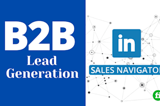 do b2b lead generation from linkedin sales navigator