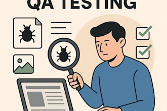 qa test your website, mobile app, or software for bugs and usability issues