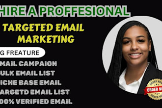 create 100k targeted active and verified bulk email list for email marketing