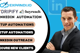 do linkedin automation outreach on expandi io heyreach dripify and ai expert