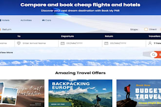 build flight booking app with amadeus api, and integrate payment gateway