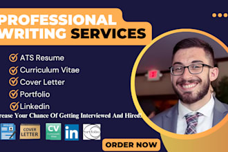 design ats friendly, editable resume, CV to land you interviews and get hired