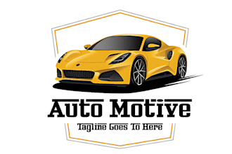 make car racing and automotive logo