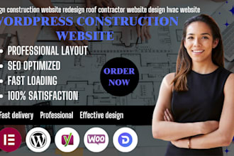 design construction website redesign roof contractor website design hvac website