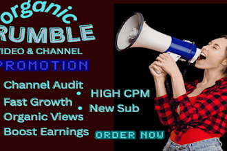 skyrocket your rumble channel growth with targeted promotion