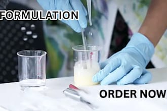 be cosmetic chemist to develop formulation for skin care and hair care products