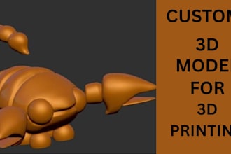 sculpt 3d articulated model articulated action figure flexible toy model