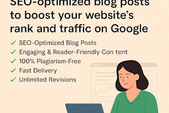 write high quality SEO articles, content, ebook or blog posts for your brand