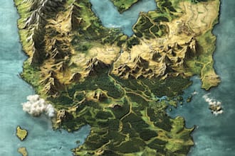 turn your map into fantasy map