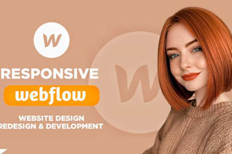 create a webflow website webflow website design and redesign