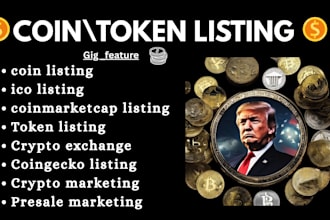successfully do coin listing, token listing ico on coingecko coinmarketcap