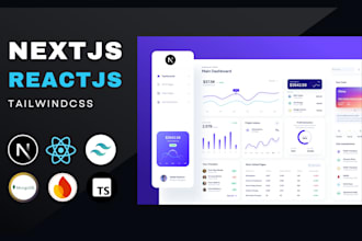 develop modern web application using nextjs reactjs tailwind mongodb typescript