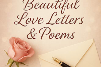 write a beautiful love letter, romantic poem, or heartfelt message